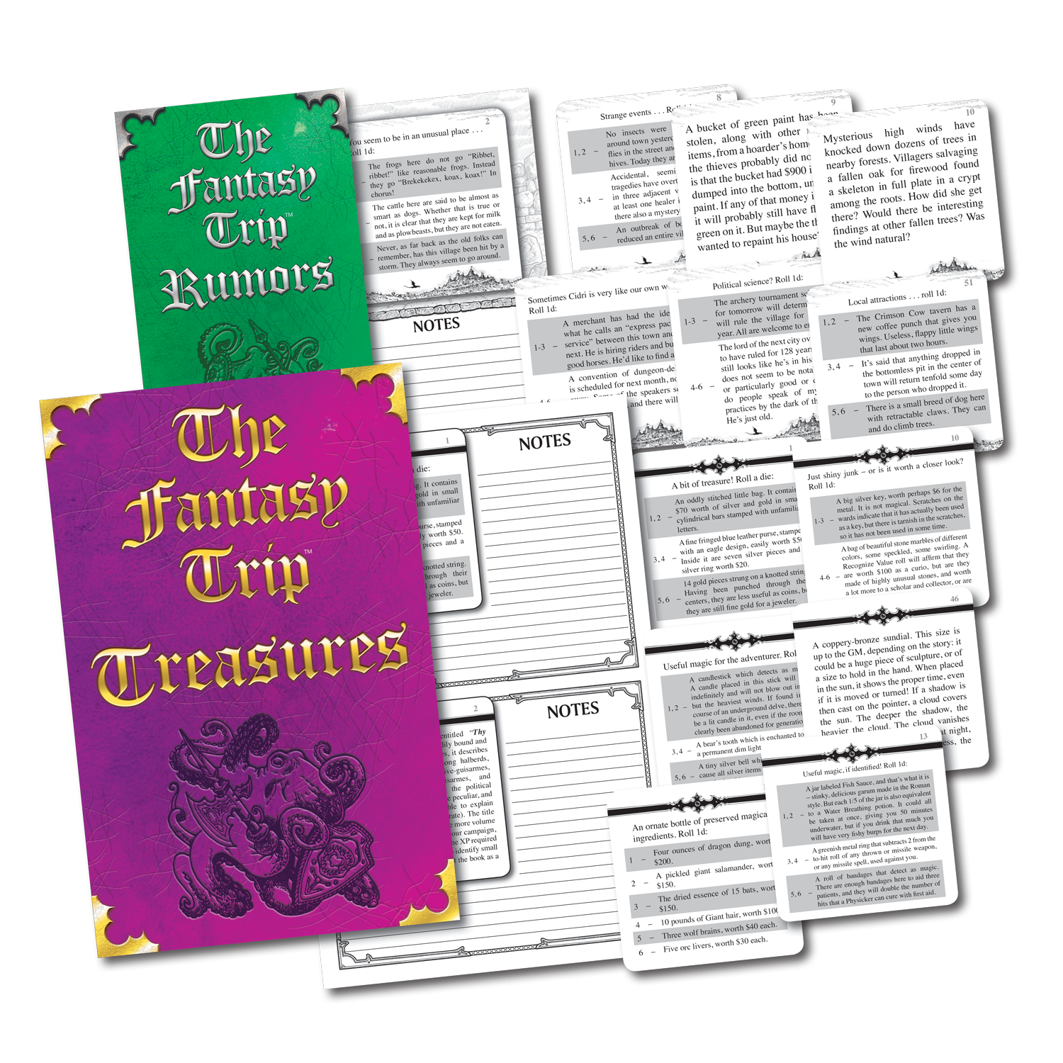 The Fantasy Trip Rumors and Treasures