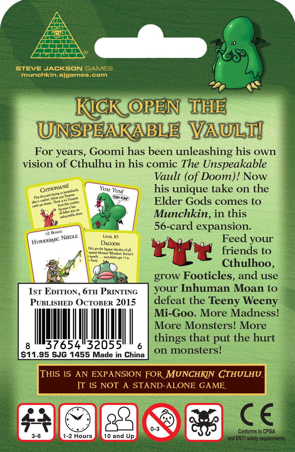 Munchkin Cthulhu 3 - The Unspeakable Vault - 0