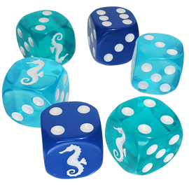 Seahorse d6 Dice Set - 0