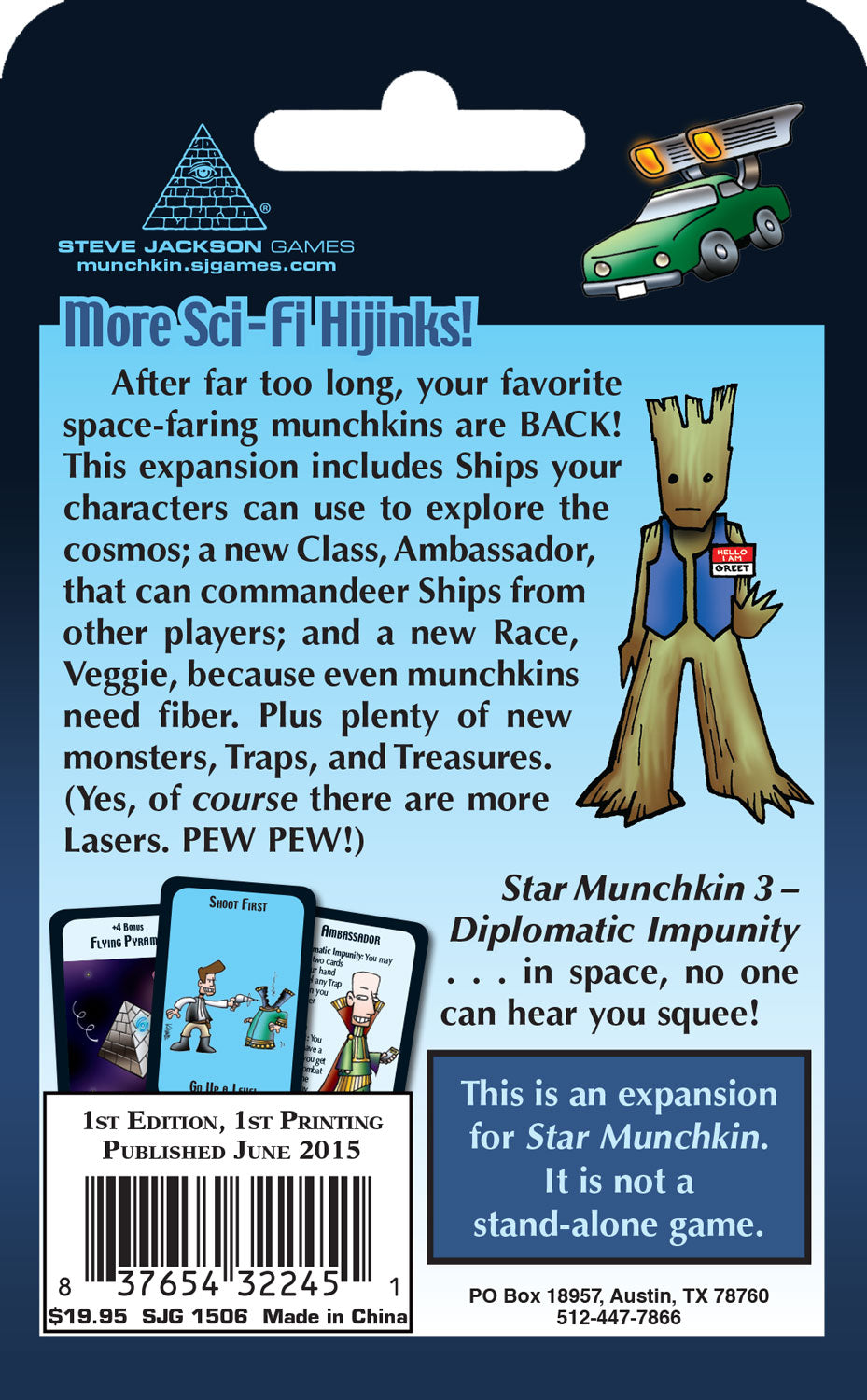 Star Munchkin 3 - Diplomatic Impunity - 0