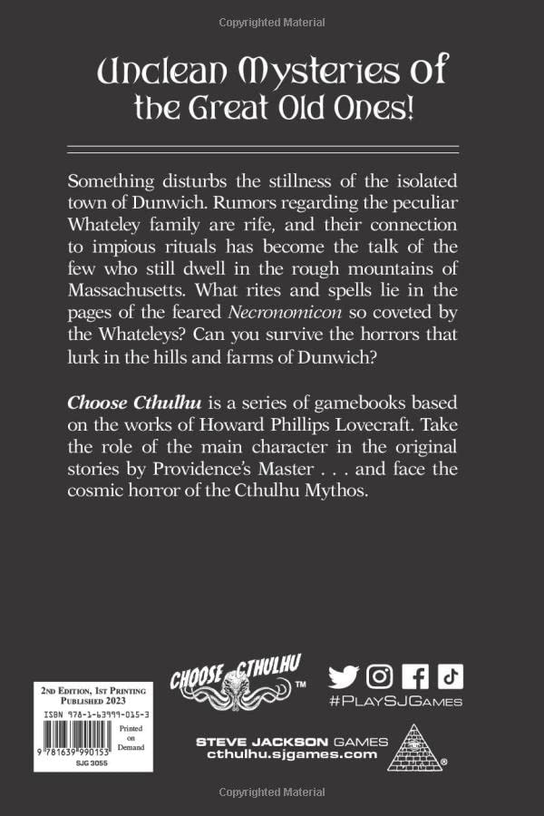 Choose Cthulhu Book 5: The Dunwich Horror - 0