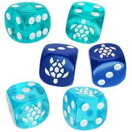 Turtle d6 Dice Set - 0