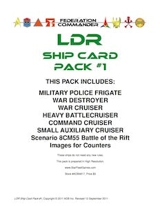 Federation Commander: LDR Ship Card Pack #1