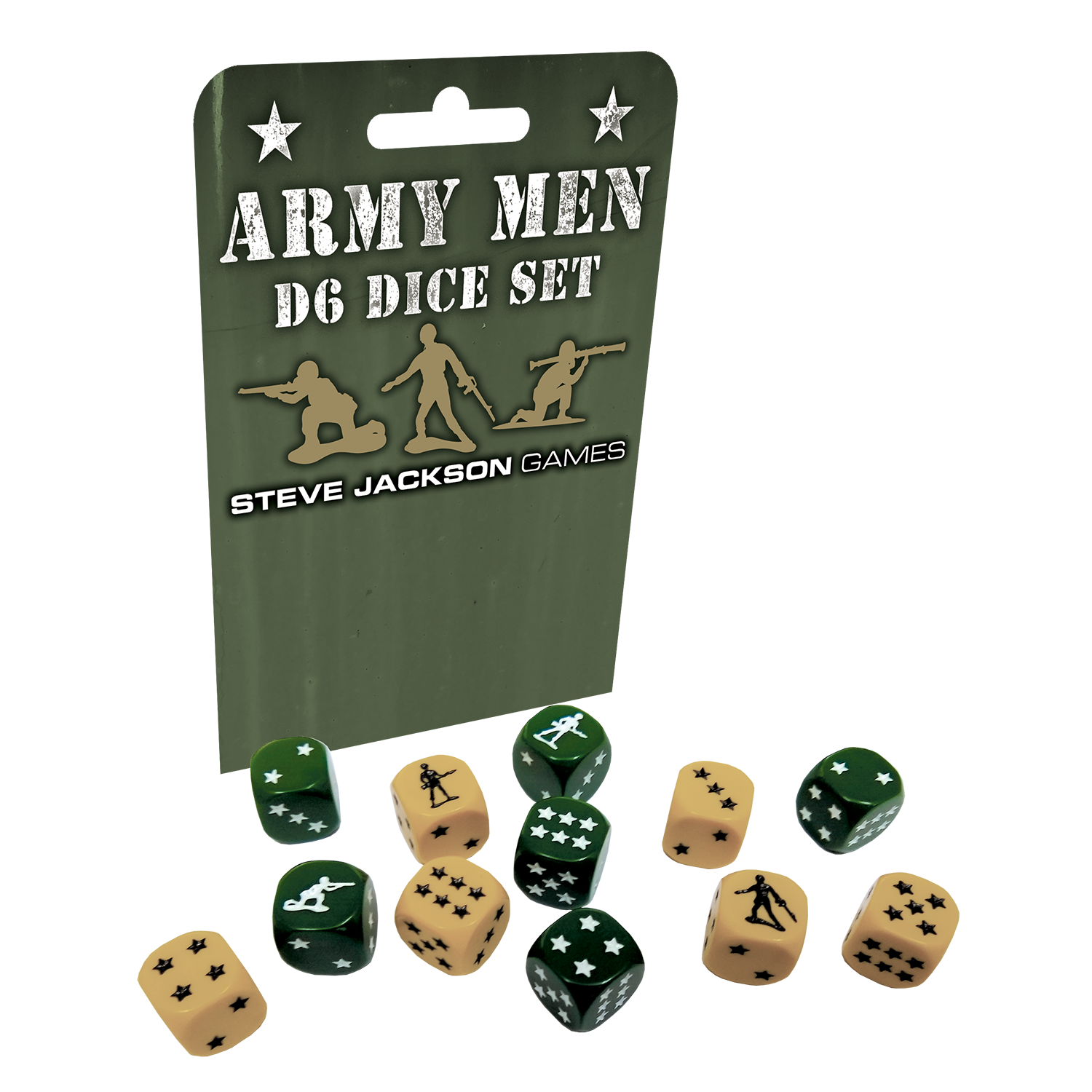 Army Men d6 Dice Set
