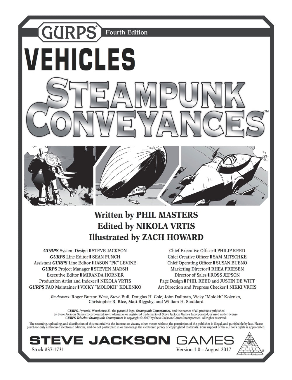 GURPS Vehicles: Steampunk Conveyances