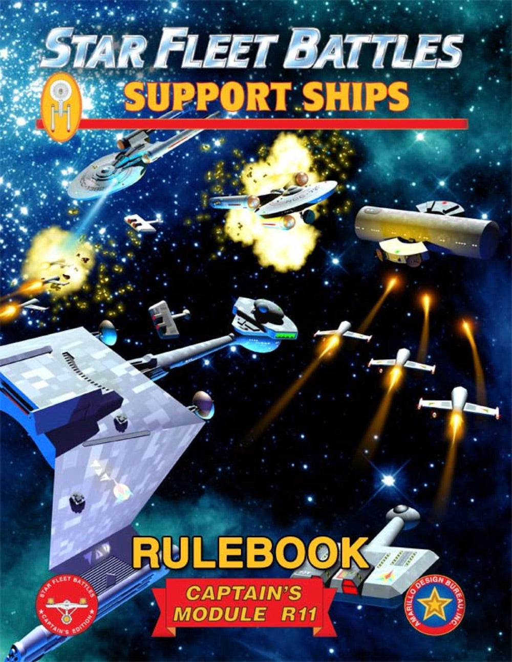 Star Fleet Battles: Module R11 - Support Ships Rulebook | Warehouse 23