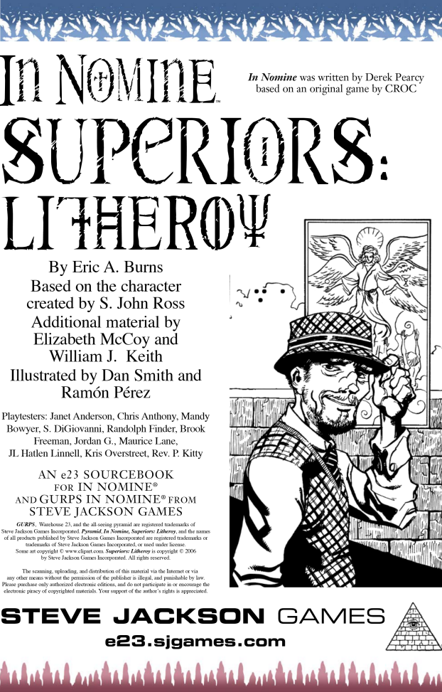 In Nomine Superiors: Litheroy