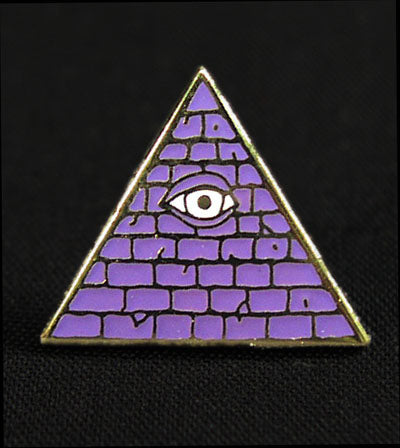 Buy purple Illuminati Pin