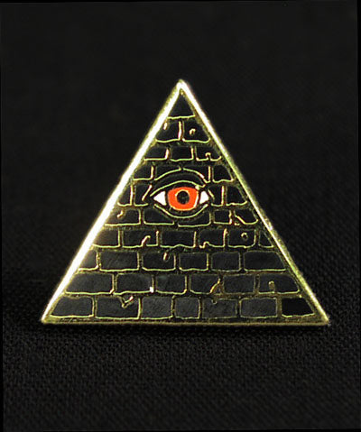 Buy black-w-red-eye Illuminati Pin