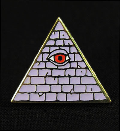 Buy lavender-w-red-eye Illuminati Pin