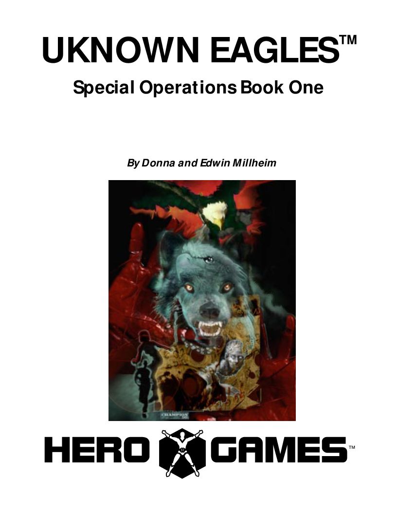 Unknown Eagles: Special Operations Book One (4th Edition)