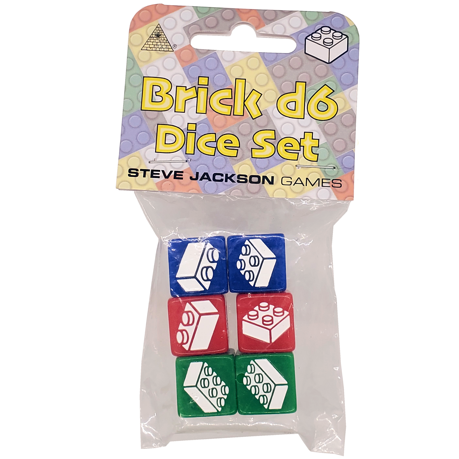 Brick d6 Dice Set