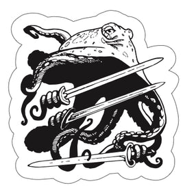 Octopus Pin  – Three Broadswords