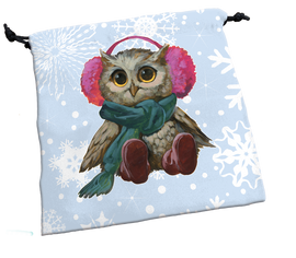 Deluxe Dice Bag: Festive Owls