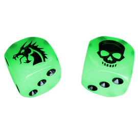 Dragon & Skull Dice Pack (Glow-in-the-dark)