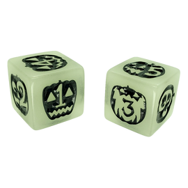 Glow-in-the-Dark Halloween d6 Dice