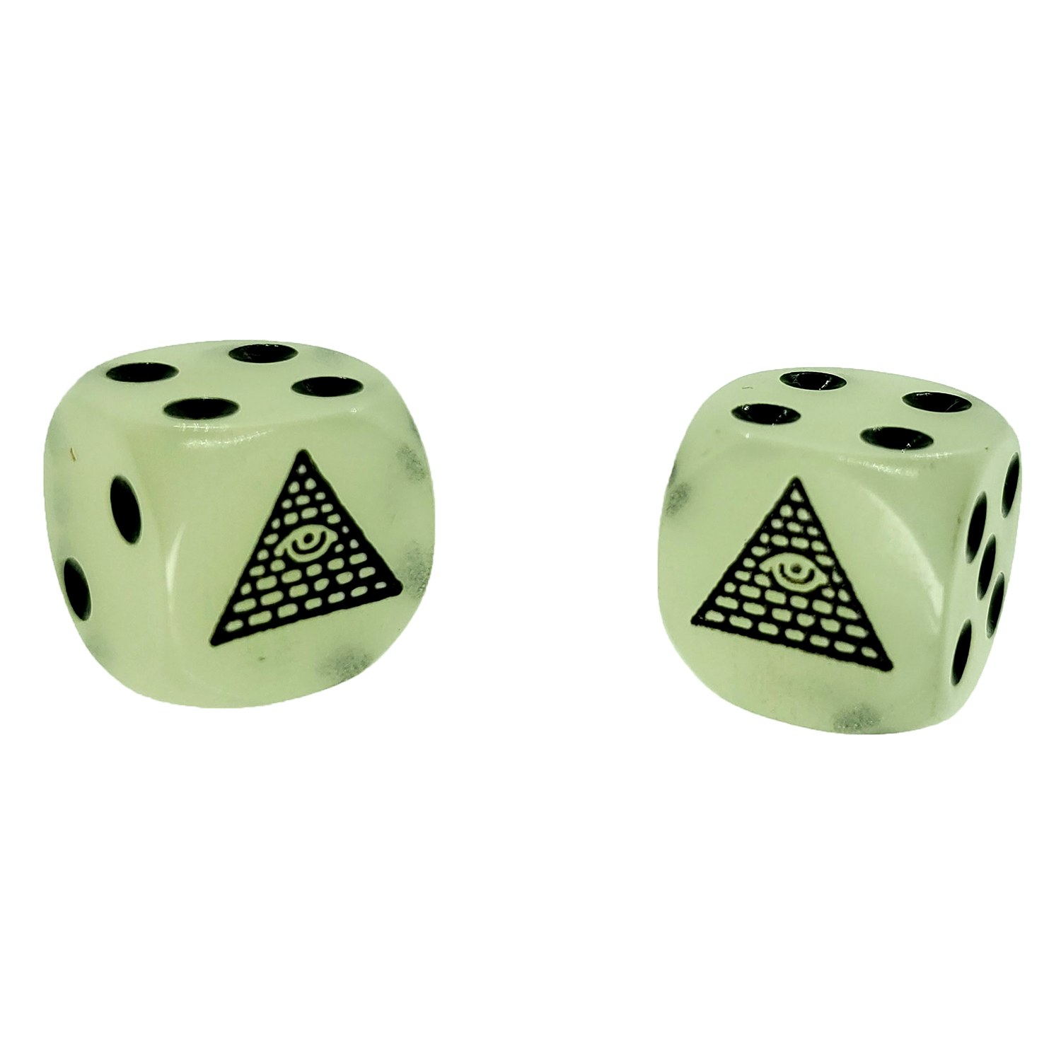 GlowintheDark Illuminati 14mm d6 Dice Warehouse 23
