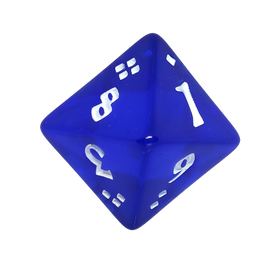 The Fantasy Trip d8/d4 Resin Die