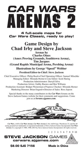Car Wars Classic Arenas 2