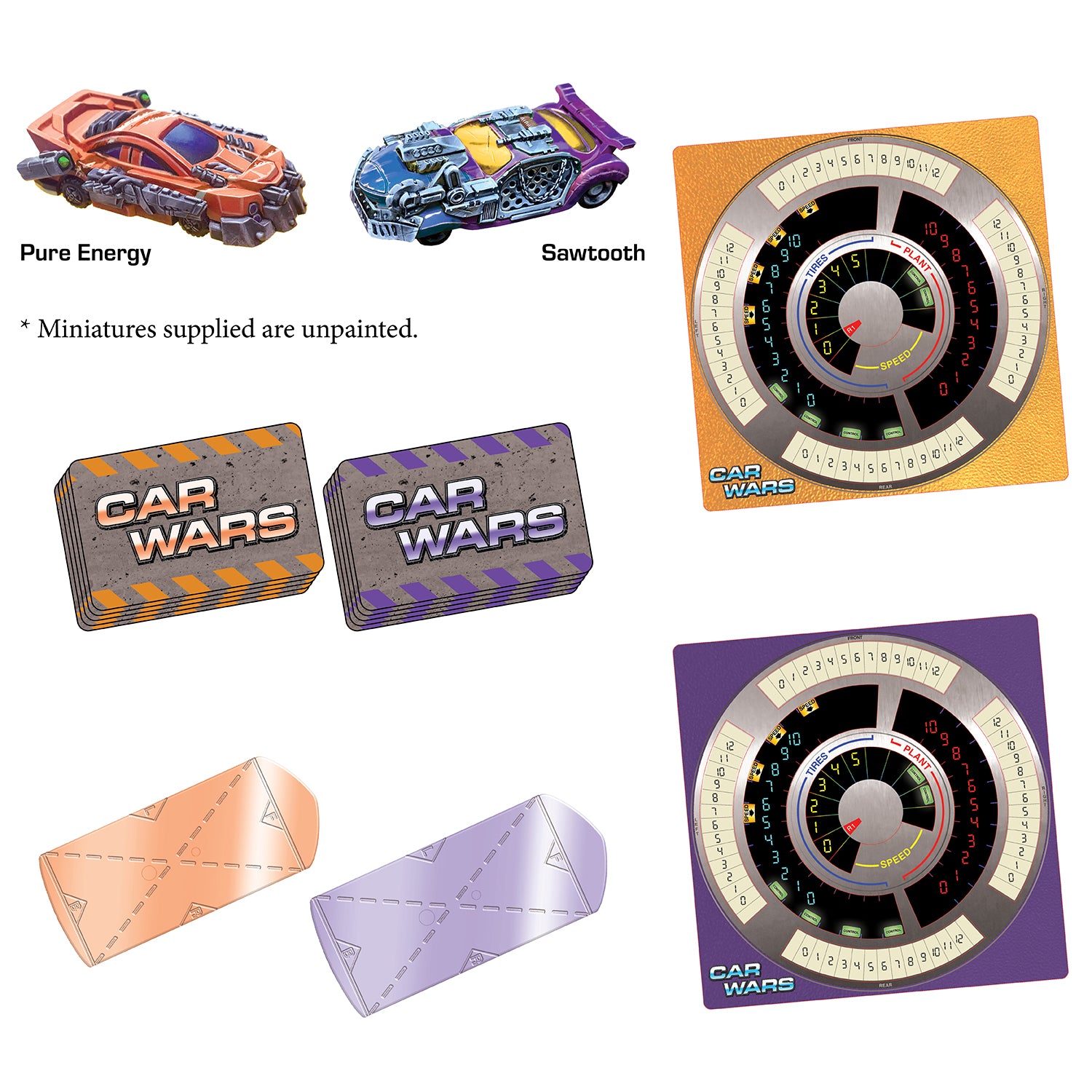 Car Wars Two-Player Starter Set Orange/Purple