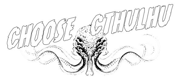 Choose cthulhu white logo
