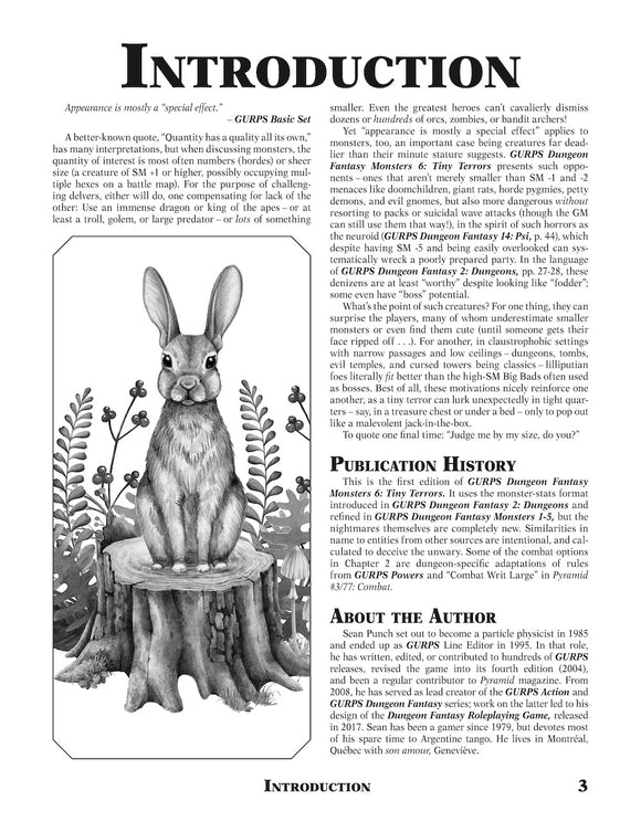 GURPS Dungeon Fantasy Monsters 6: Tiny Terrors