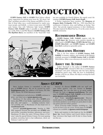 GURPS Fantasy Folk: Fishfolk - 0