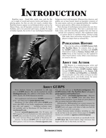 GURPS Fantasy Folk: The Reptilian Races - 0