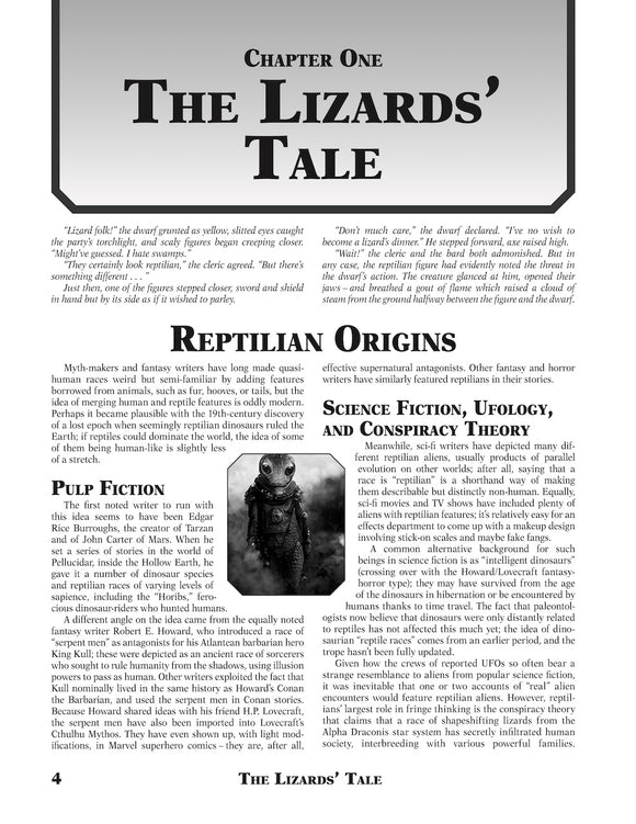 GURPS Fantasy Folk: The Reptilian Races