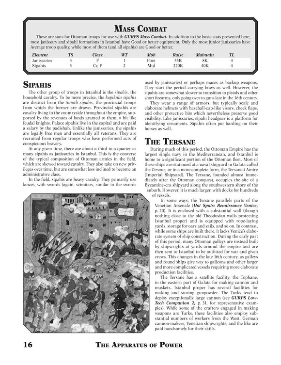 GURPS Hot Spots: Istanbul, 1453-1703 A.D.