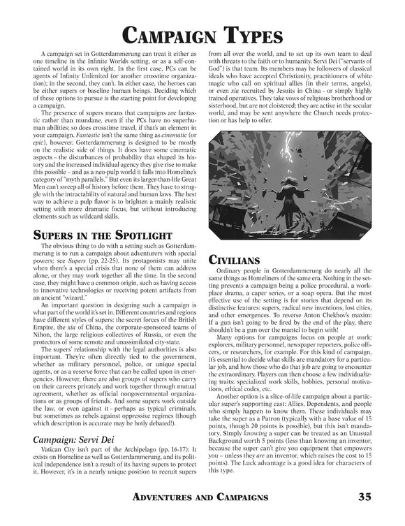 GURPS Infinite Worlds: Gotterdammerung