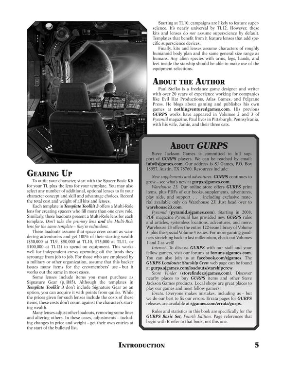 GURPS Loadouts: Starship Crew