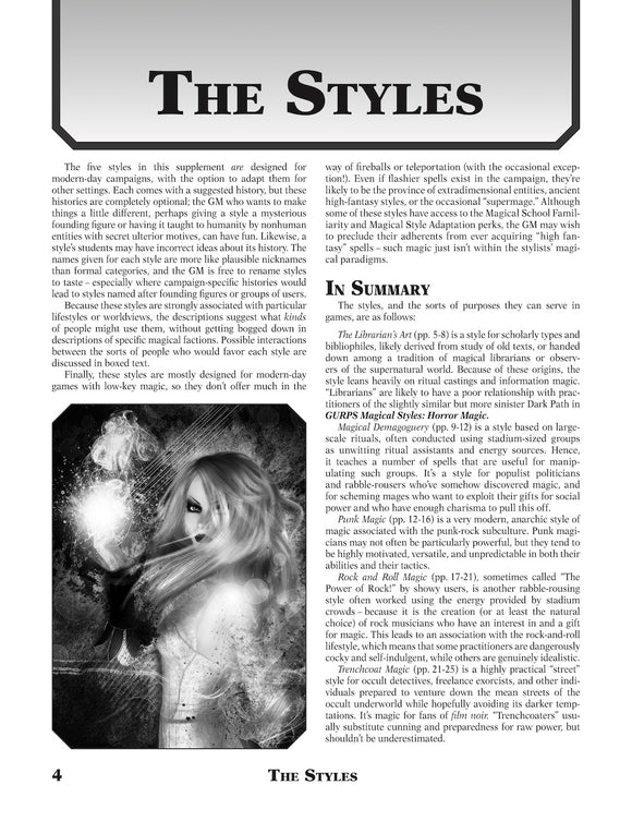 GURPS Magical Styles: Modern Magic