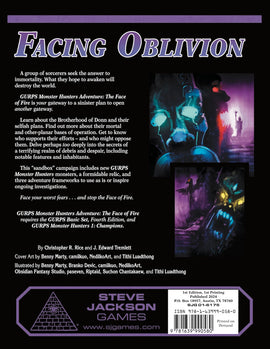 GURPS Monster Hunters Adventure: The Face of Fire - 0