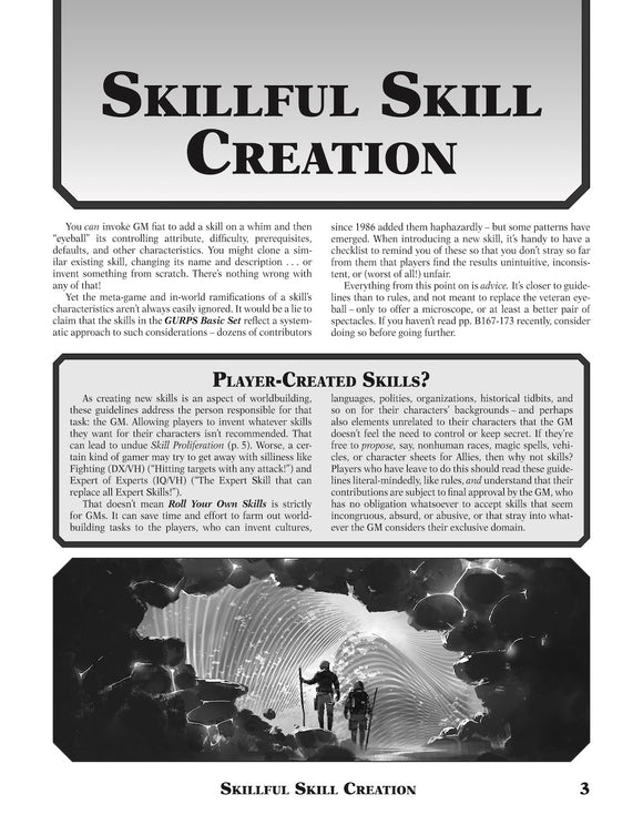 GURPS Power-Ups 11: Roll Your Own Skills