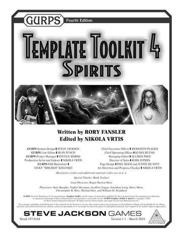 GURPS Template Toolkit 4: Spirits