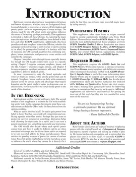 GURPS Template Toolkit 4: Spirits - 0