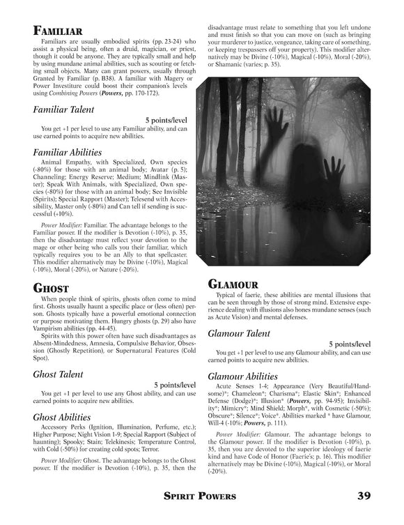 GURPS Template Toolkit 4: Spirits
