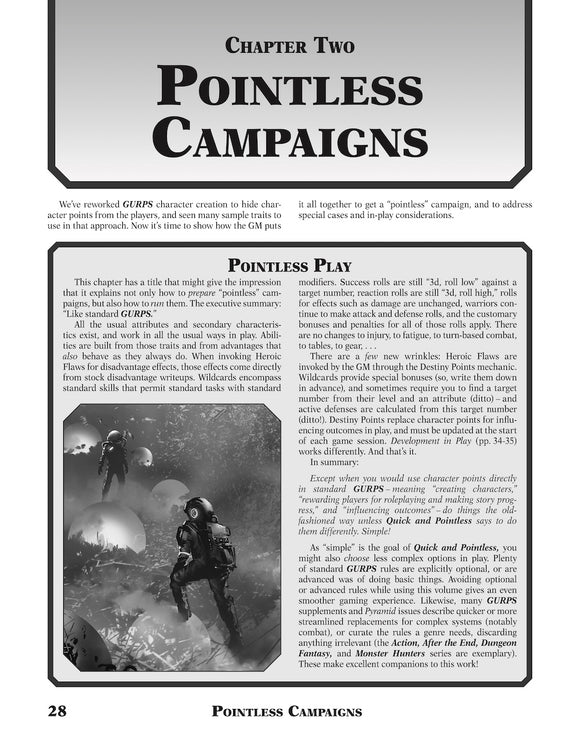 GURPS Template Toolkit 5: Quick and Pointless