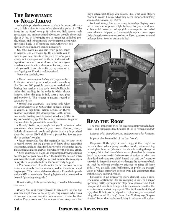 How to Be a GURPS GM: Improvising