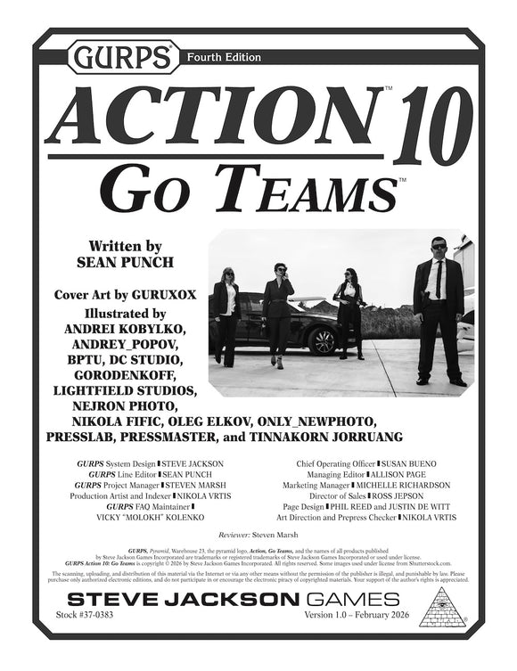 GURPS Action 10: Go Teams