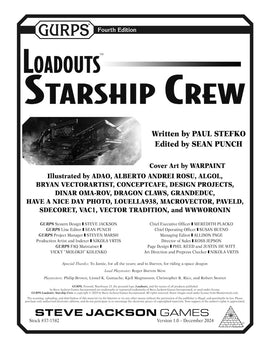 GURPS Loadouts: Starship Crew