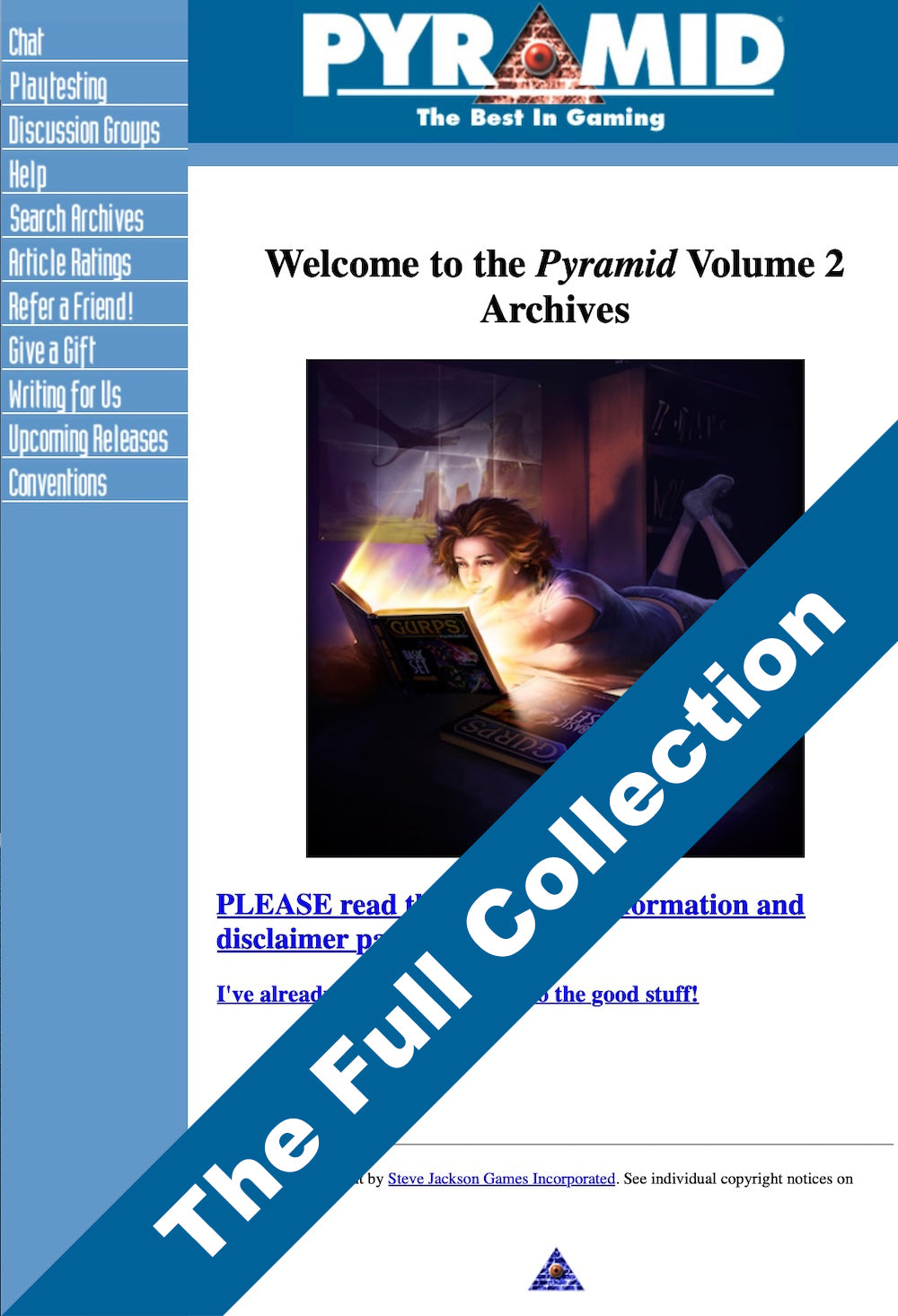 Pyramid Volume 2 HTML Archive: The Full Collection
