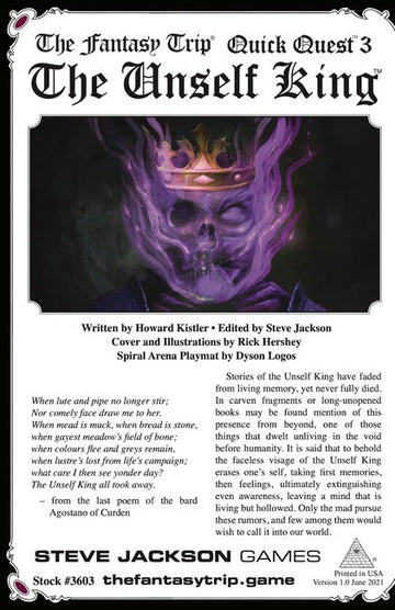 Quick Quest 3: The Unself King