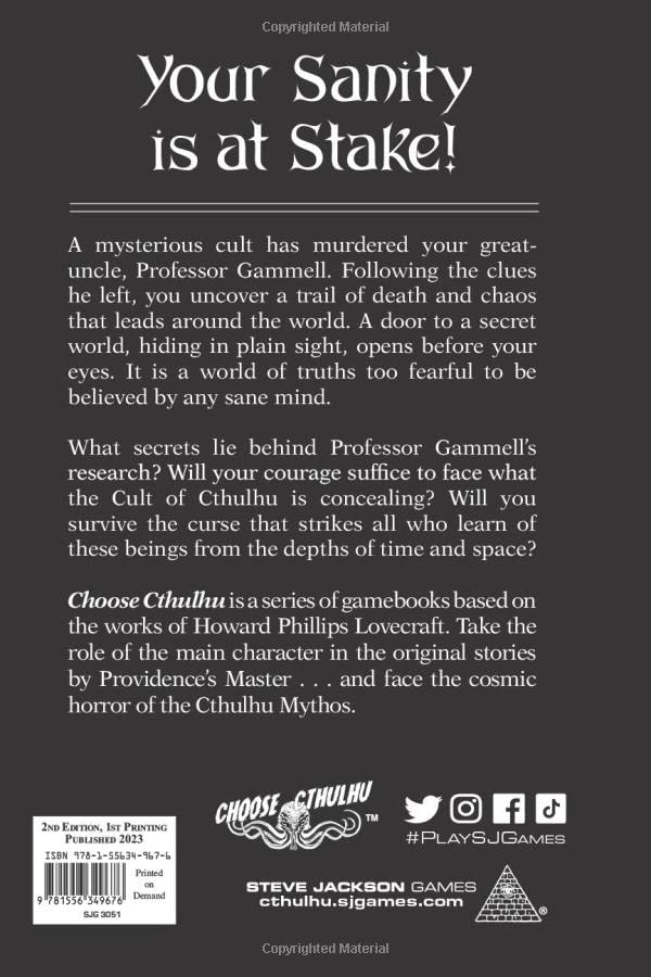 Choose Cthulhu Book 1: The Call of Cthulhu | Warehouse 23