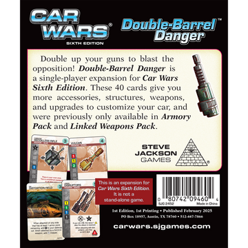 Car Wars Double-Barrel Danger - 0