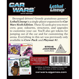 Car Wars Lethal Lineup - 0