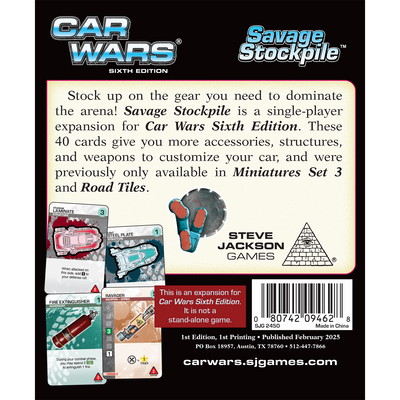 Car Wars Savage Stockpile - 0