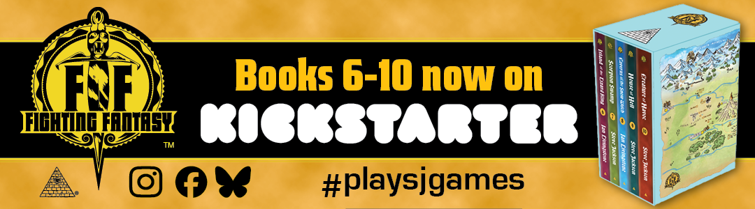 Fighting Fantasy books 6-10 are now on Kickstarter!