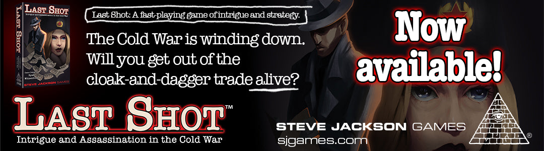 Last shot card game available banner